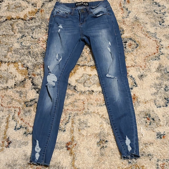 enjean Denim - High waisted jeggings